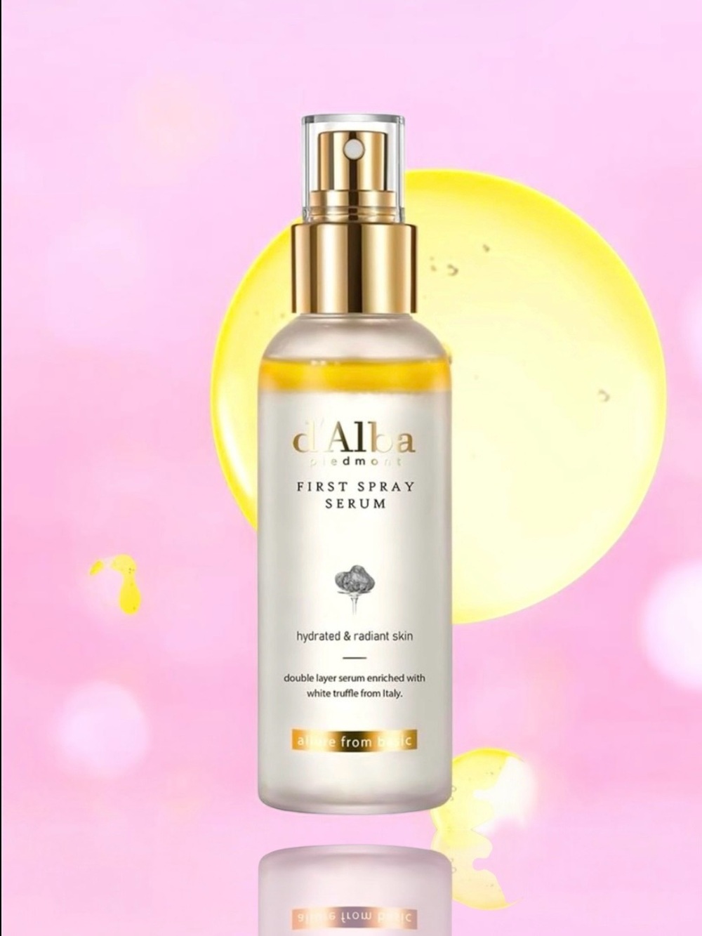 🆕💞d'Alba Italian White Truffle First Spray Serum Moisture Mist 1.69oz - K Beauty